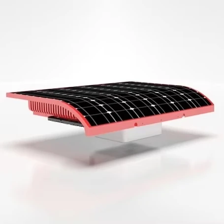 

New Auto Solar Parking Conditioner Classic 24 Volt DC Rooftop Air Conditioner System for Cars Trucks RVs