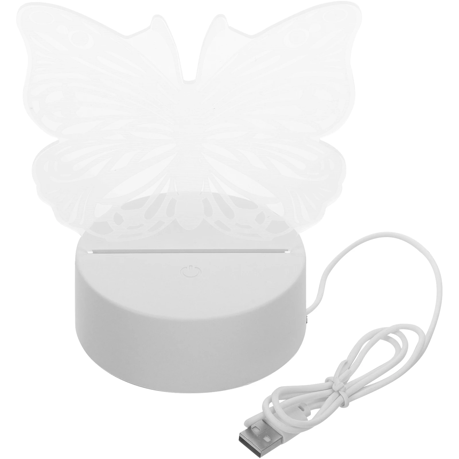 

Butterfly Night Light Acrylic Lamp Creative Desktop nament Girls Gift Bedroom Decor Led Light Novelty Small Night Lamp