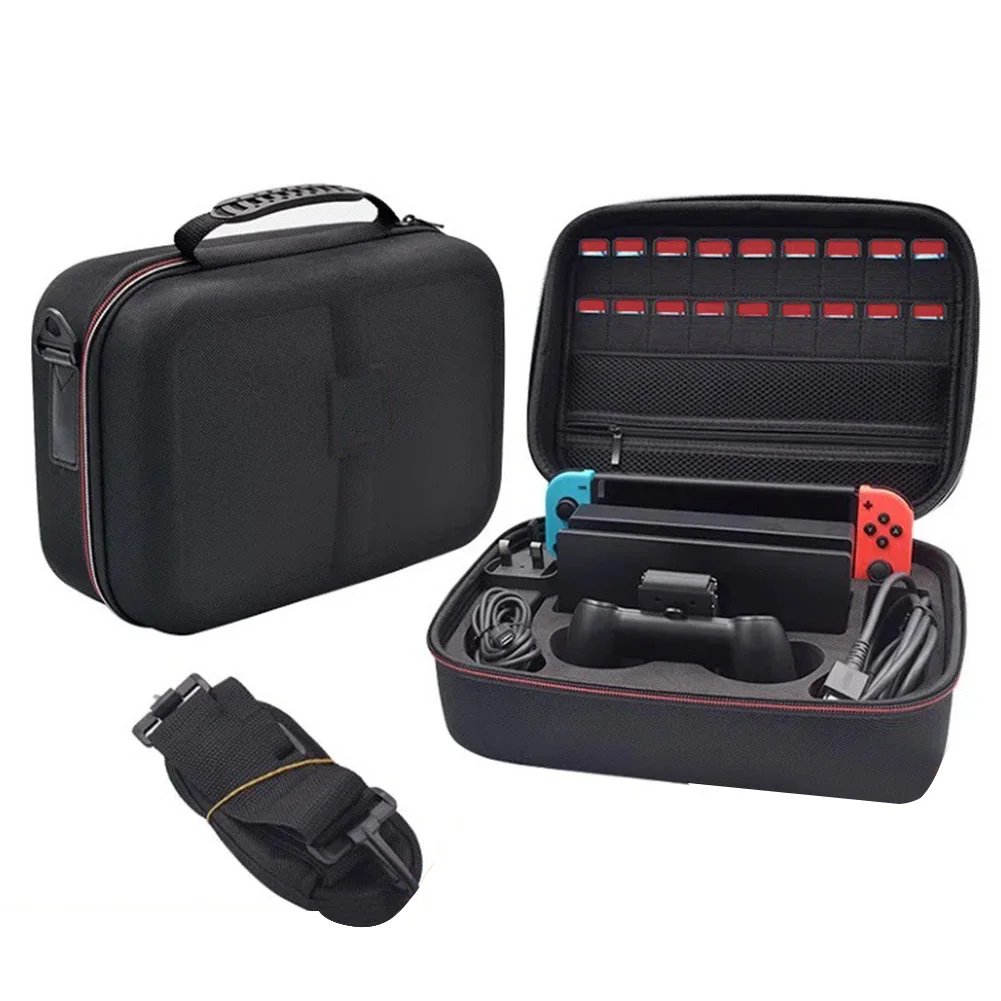 

For NS2 Portable Carry Case Waterproof Game Console Travel Case Dustproof Console Carrying Shoulder Bag Outdoor Storage Handbag