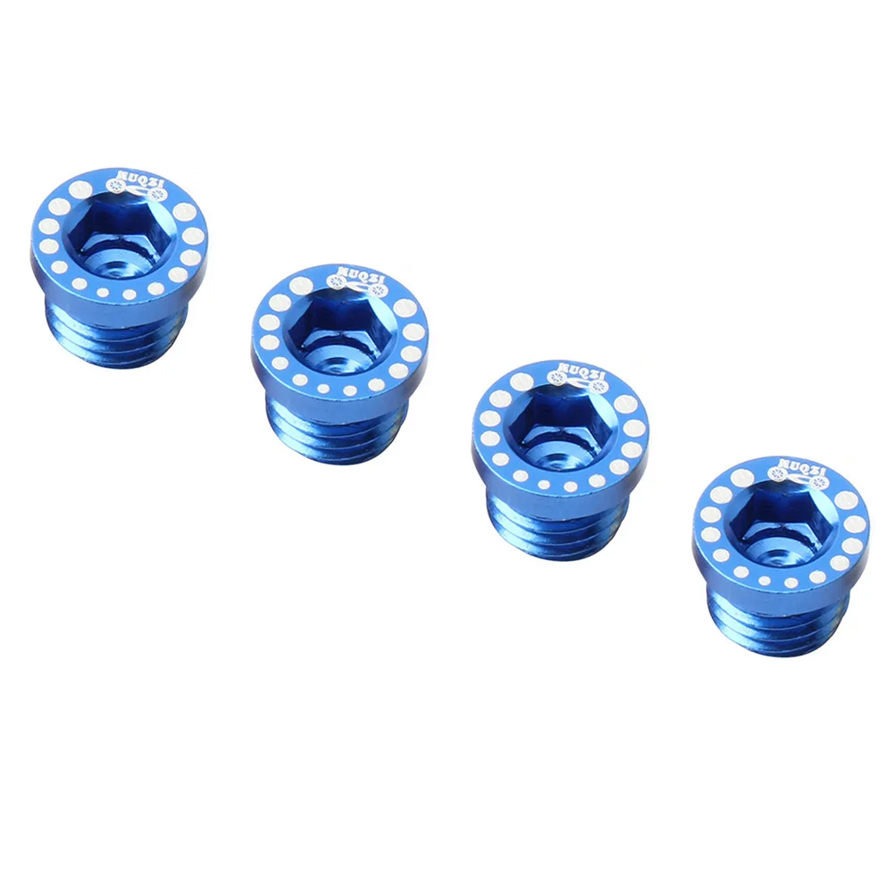 

4 Pcs Bike Brake Screw Replacement for Mountain Road Bicycle Bolt Dust Proof Aluminum Alloy Cycling Accessories