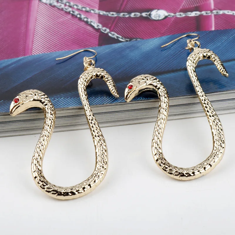 Anime ONE PIECE Earrings Boa Hancock Ear Studs Clips Pendants Cosplay Accessories Figure Gifts image 3