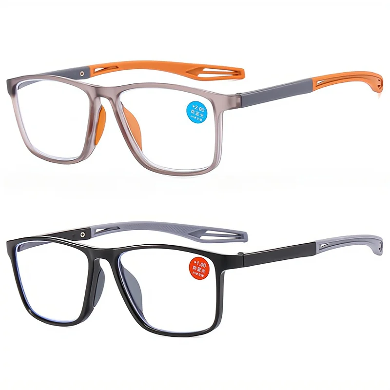

Fashion Reading Glasses TR90 Silicone Frameses +100 To +400
