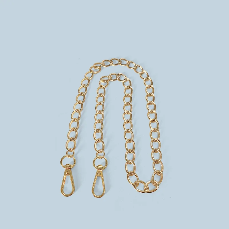 Shoulder strap accessories bag, crossbody, single shoulder, thin metal chain, high-end iron chain, non fading bag strap chain