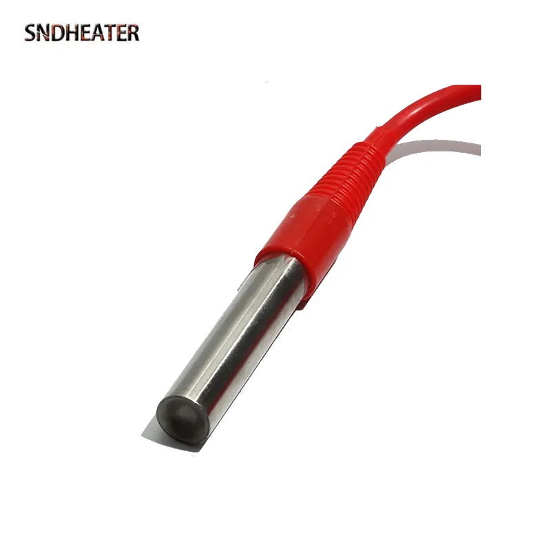 SNDHEATER 220 В электрический картридж для нагрева воды 250 Вт/500 Вт/1 кВт/1,5 кВт/2 кВт/3 кВт 100/200/300 мм для ведра для ванны с 2-контактной вилкой