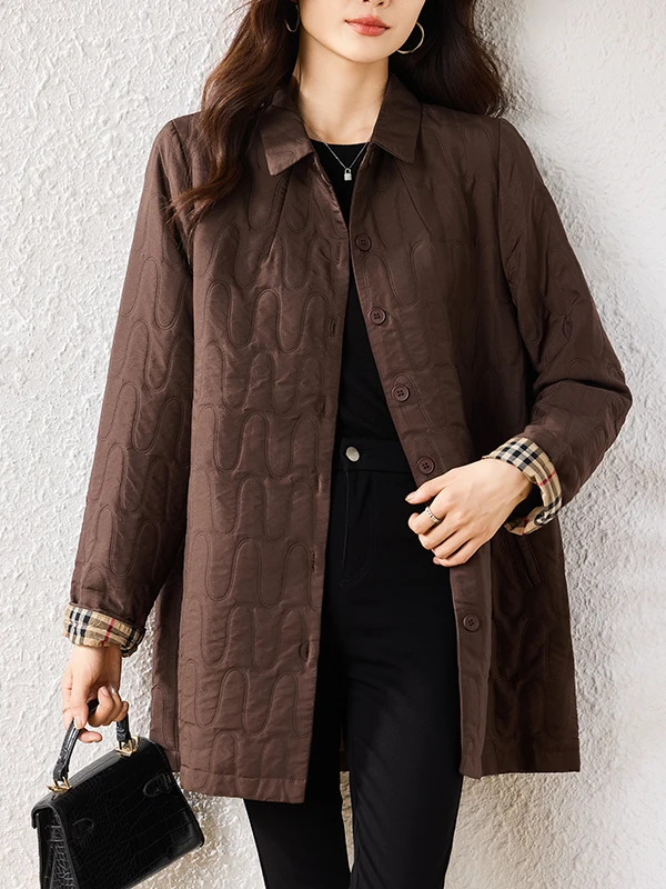 

Повседневное свободное женское пальто больших размеров, осенне-зимнее новое поступление, модный утягивающий длинный топ средней длины с мясным покрытием