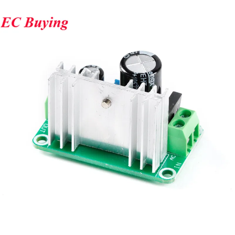 LM317 DC-DC Konverter Dapat Disesuaikan Modul Papan Sirkuit Step Down Buck Catu Daya Regulator Linier dengan Filter Penyearah LM317T