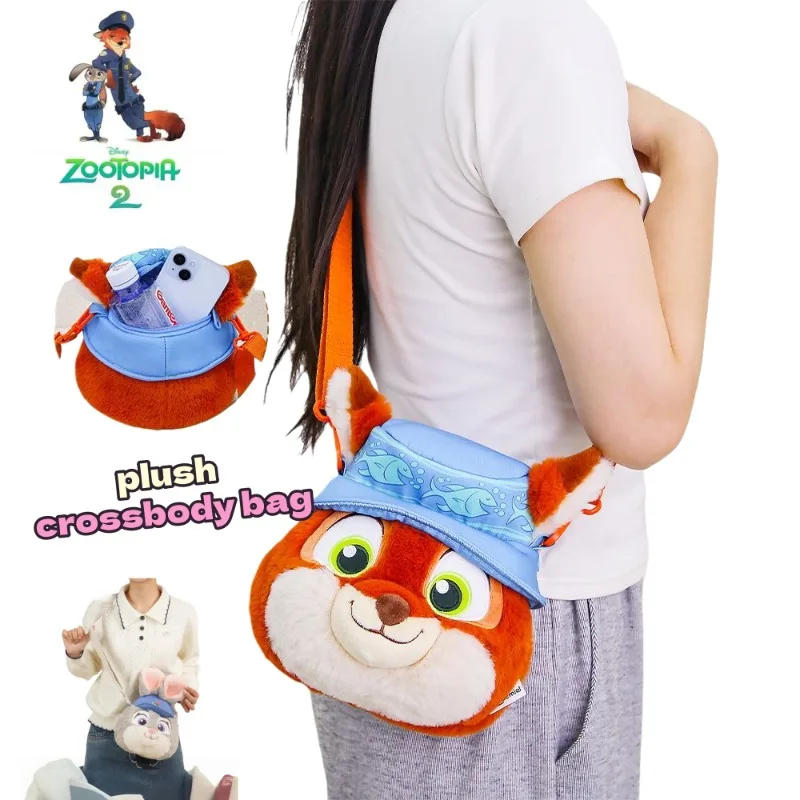 

Zootopia Judy Hopps Plush Crossbody Bag Cute Fashionable Kawaii Cartoon Creative Plush Shoulder Bag Birthday Gift for Friends