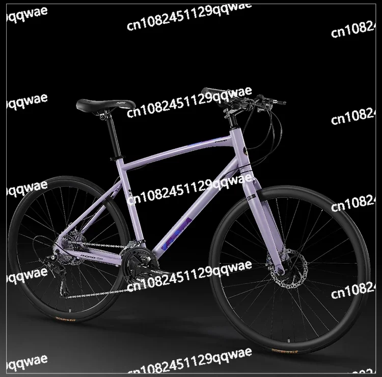 Ultra Light Flat Handle Racing Bicycle for Men and Women, Variable Speed Bike, Adult Teen Student