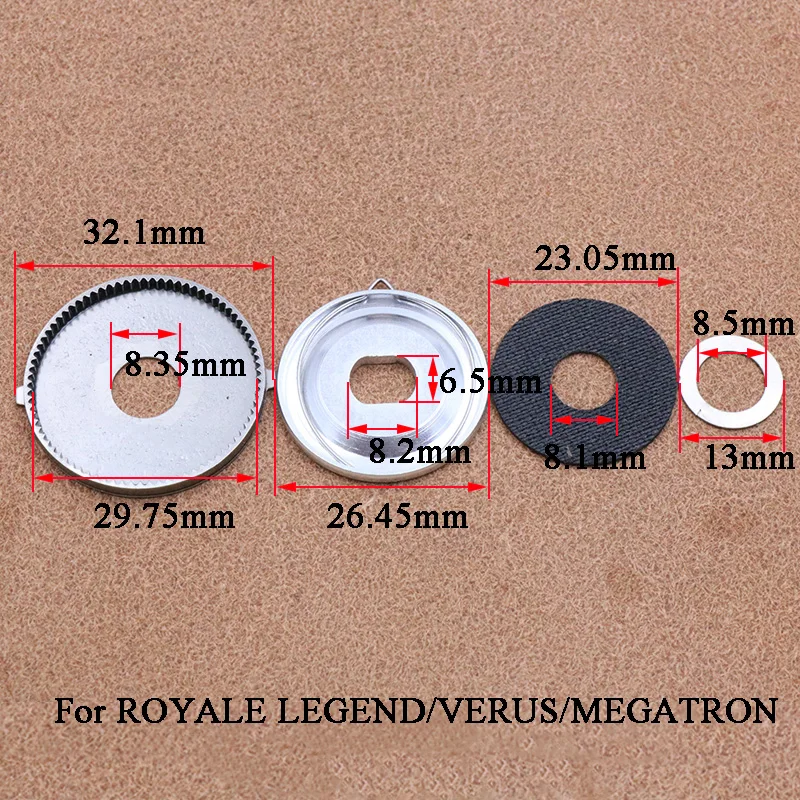 Imagem -02 - Junta de Alarme de Força de Descarga de Carretel de Arremesso para Kastking Zerhyr Verus Bassinator Megajaws Elite Royale Megatron Reequipamento de Peças