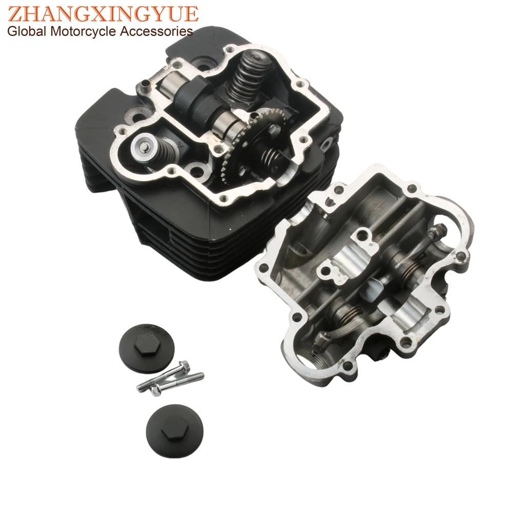 Motorcycle Cylinder Head Assembly & Rocker Camshaft For Suzuki EN125 EN125-2A EN125HU EN 125cc 2003-2009 GZ125 Black 157FMI