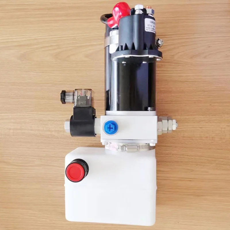 800W 24V DC Micro Hydraulic Power Unit for Electric Stacker Small Hydraulic Power Unit Set for Electric Pallet Truck