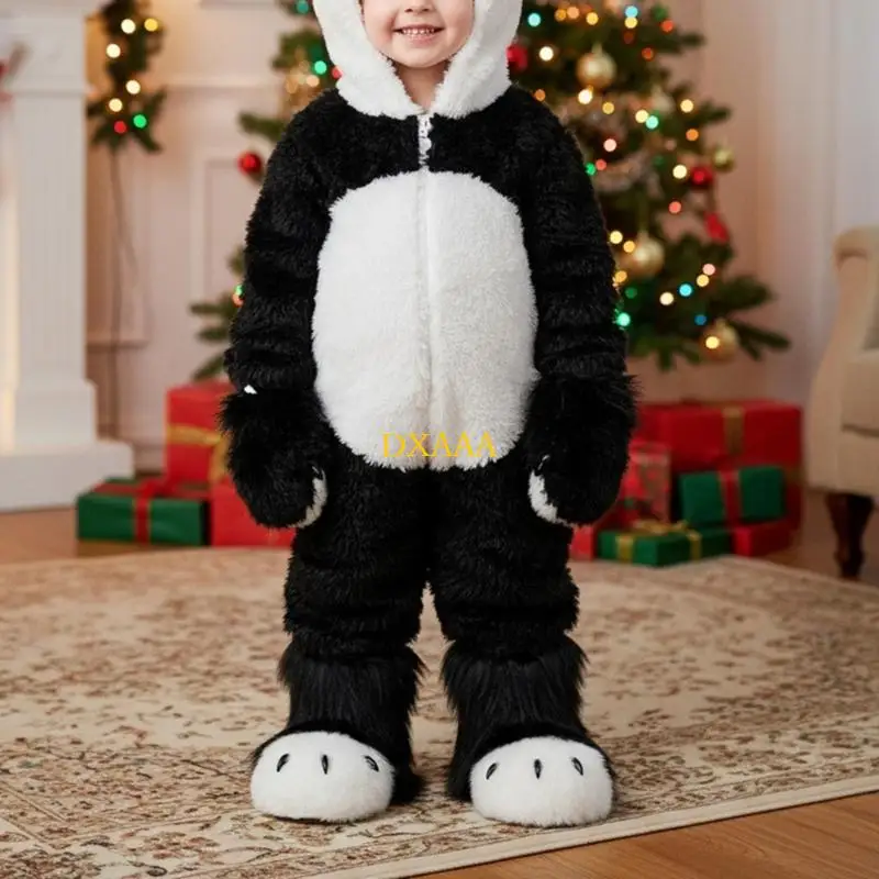 DXAA Gatos Lobo Perro Zorros Fursuit Pies Patas Zapatos con Garra Botas Peludas Cosplay Accesorios Disfraces Animales para