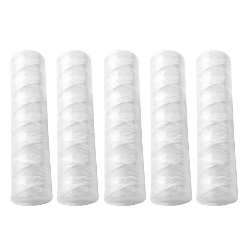 BAAM-10 Micron 10 Inch X 2.5 Inch String Wound Sediment Water Filter Cartridge Whole House Sediment Filtration, Universal Replac