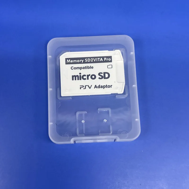 Adaptador de tarjeta de memoria TF 100 Uds 5,0 para SD2VITA Pro PSV PSVita 1000/2000 PSVSD
