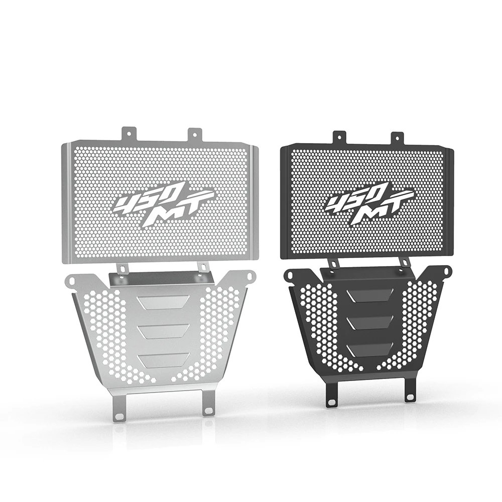 450 MTอุปกรณ์เสริมสําหรับCFMOTO 450MT MT 450 2024 25-2026 ด้านหน้าป้องกันฝาครอบเครื่องยนต์พัดลมProtectorหม้อน้ําGrille Guard