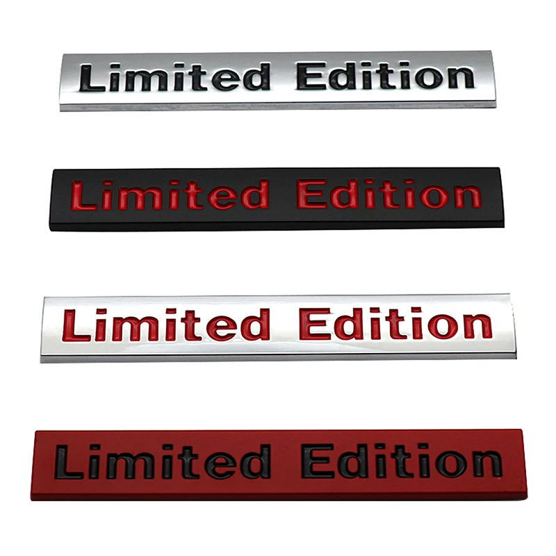 

3D Metal Limited Edition Logo Auto Car Sticker Badge Decal Motorcycle Stickers Emblem For VW Audi Honda Kawasaki HARLEY YAMAHA