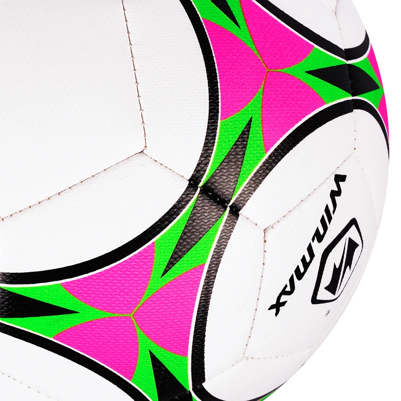 وينماكس رقم. 5 كرة قدم PU مخيطة كرة قدم عالمية من جلد البولي يوريثان 3.5-4.0 ملم