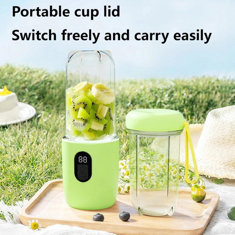 خلاط ميديا المحمول USB القابل لإعادة الشحن اللاسلكي خلاط عصارة صغير لعصير هزة البروتين السفر زجاجة رياضية كوب لصنع العصائر