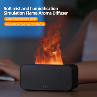 New simulation flame aromatherapy machine Home perfume machine diffuser seven color flame aromatherapy machine