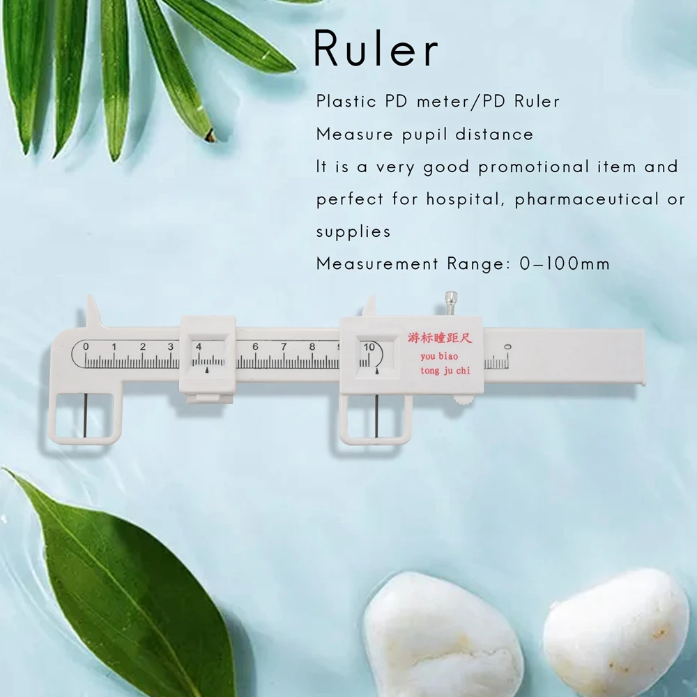 T61C_New Optical Vernier PD Ruler Pupil Distance Meter Eye Ophthalmic Tool