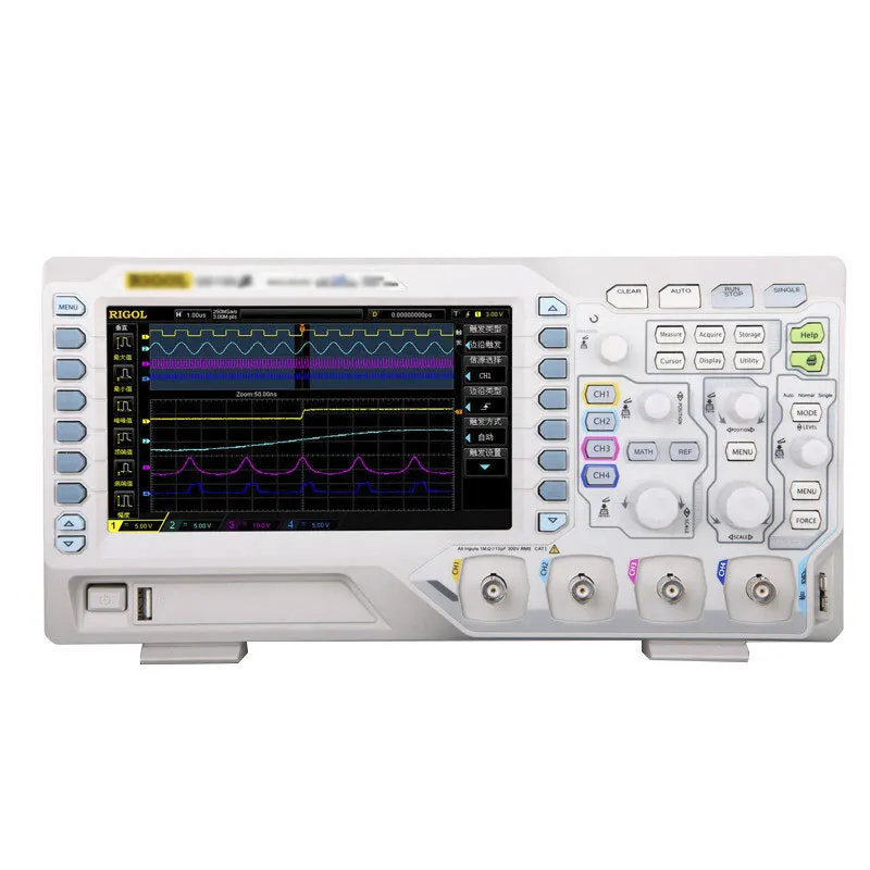 DS1102Z-E 100MHz Dual Channel High Performance Digital Oscilloscope with 7-inch TFT LCD Screen with 2 Original Probes