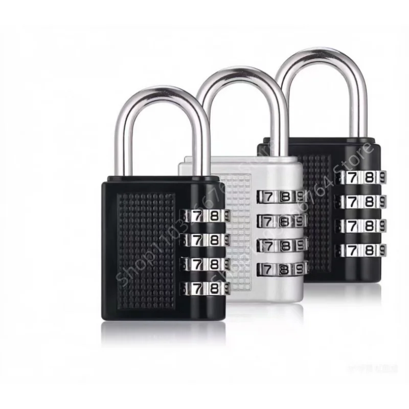4 Digit Zinc Alloy Combination Lock Outdoor Waterproof Anti-rust Luggage Compartment Lock Home Locker Anti-thieft Password Lock