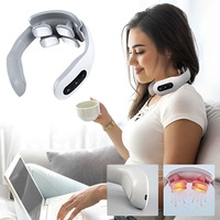 Electric Cervical Massage Physical Therapy Device Electric Heating Neck And Shoulder Massager With Shiatsu Back Massage Pillow