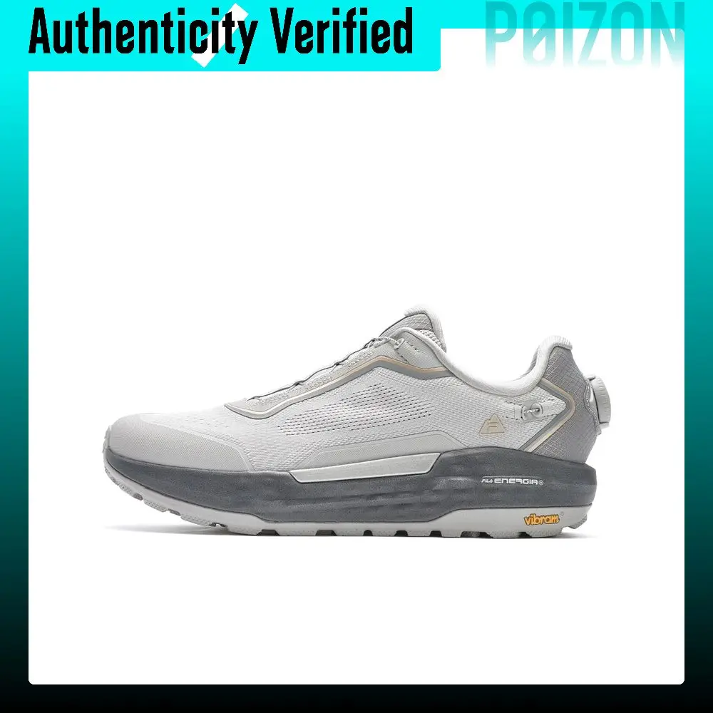FILA BOA EXPLORER 2 Breathable Low top Outdoor Shoes Men's Lunar Rock Gray A12M431205FLR