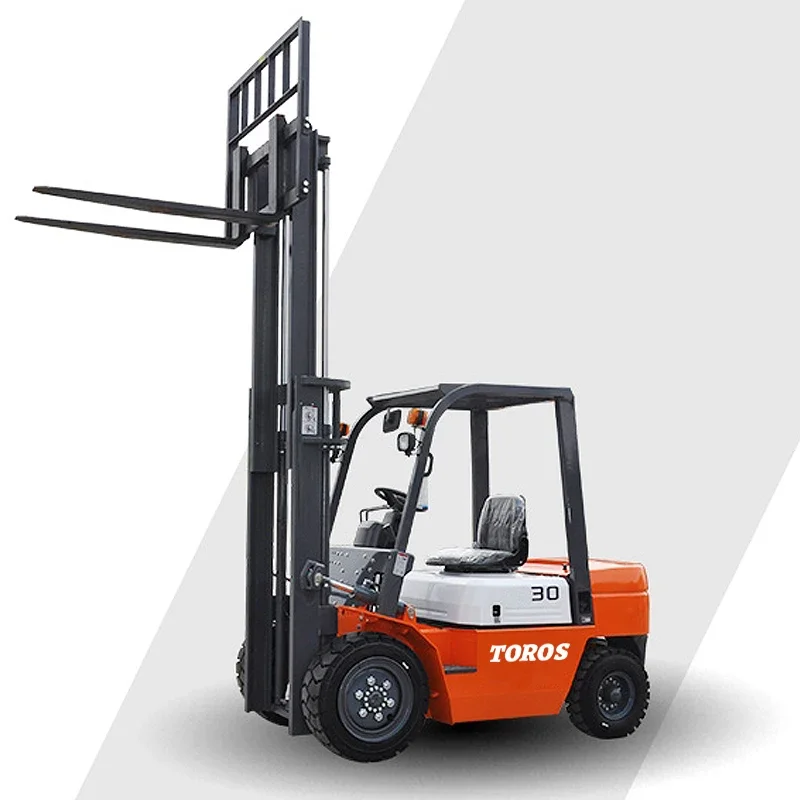 China Factory 2 Ton 3 Ton Diesel Counterbalanced Forklift Price With Parts For Sale Warehouse Use Portable Forklift customized