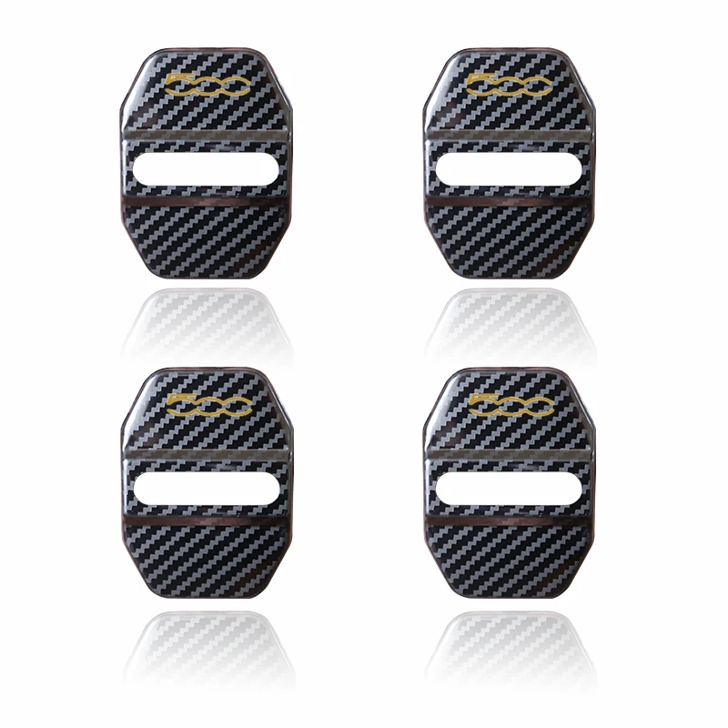 Cerradura eléctrica de acero inoxidable para puerta de coche, accesorio para fiat 500, 500l, 500x, 500e, abarth