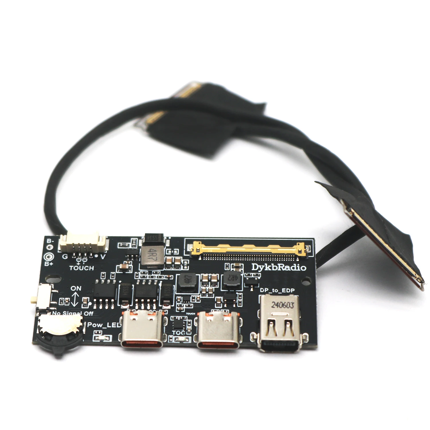 30Pin 40Pin DP To EDP Driver Board EDP Signal Projection 2K 4K Portable LCD Display Screen 60hz 240HZ 1080P Monitor for Laptop