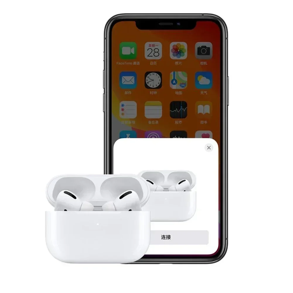 سماعات أذن Apple Airpods Pro 2 3 4 اللاسلكية بتقنية البلوتوث مع خاصية إلغاء الضوضاء النشطة مع علبة شحن لهاتف IPhone iPad