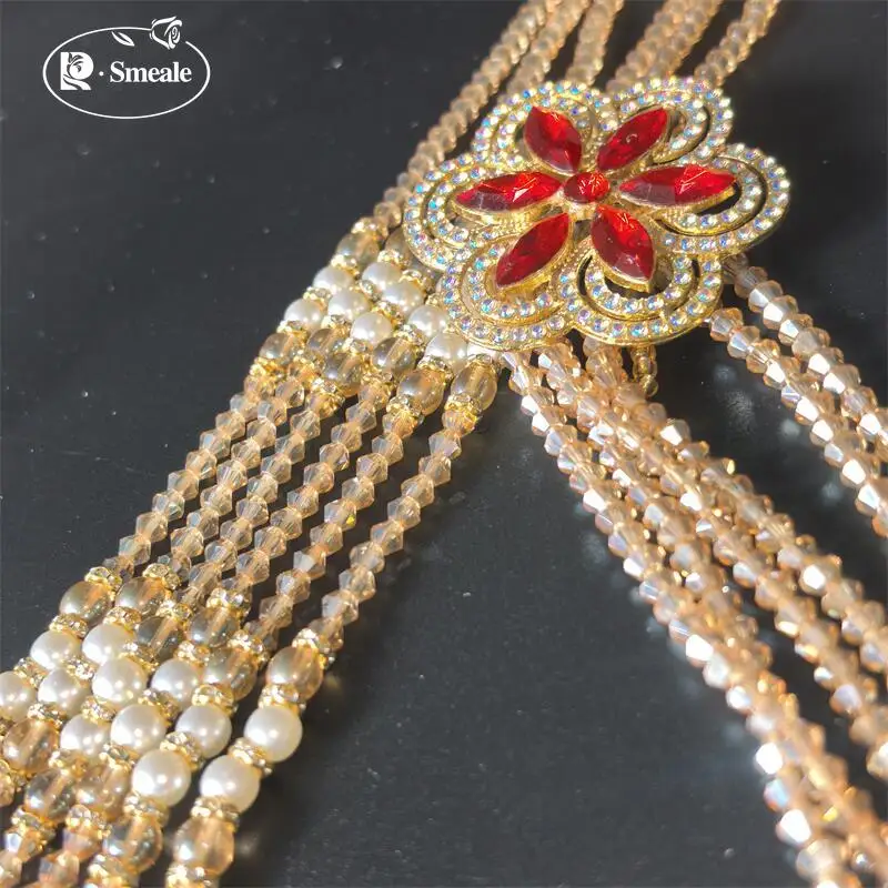 1 STÜCK. Kristallperlen mit Diamanten, Quaste. Hängende Perlenohrringe, Kopfschmuck, Strass-Schmuck, Spitze, DIY-Handwerk. Kristall-Quasten-Spike