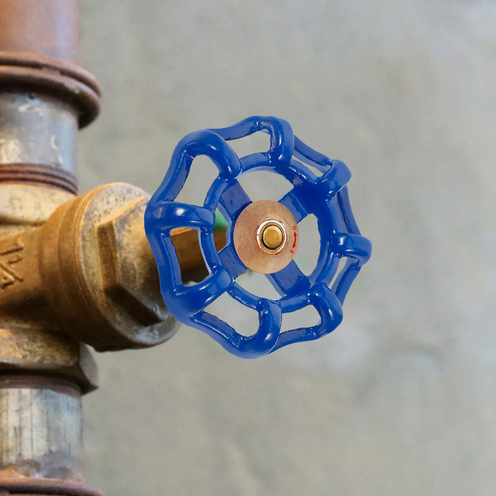 4Pcs Cast Iron Valve Handles Round Wheel Spigot Handle Replacement Outdoor Faucet Shutoff Hose Bib Metal Gate Valve Handwheel view 3