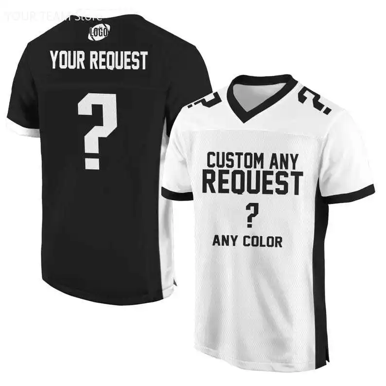 Personalized Team Name & Number Football Jersey For Adult , Team Sport Shirt Jerseys Fans, Custom Any Request