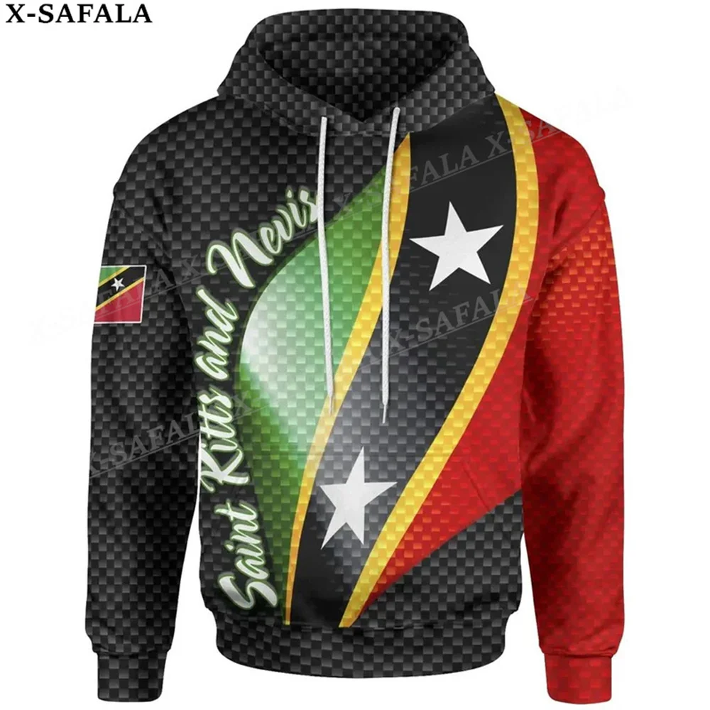 

Saint Kitts And Nevis Coat Of Arms 3D Print Zipper Hoodie Men Pullover Sweatshirt Hooded Jersey Tracksuit Outwear Coat Casual-3