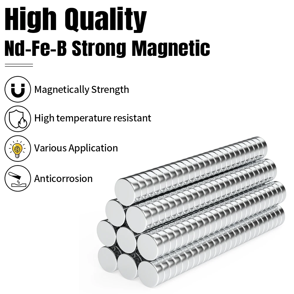 10/20/50/100/200/500Pcs 8x3 Super Strong Magnet 8mm X 3mm Round Magnetic NdFeB Neodymium magnet N35 Powerful Disc imanes 8*3