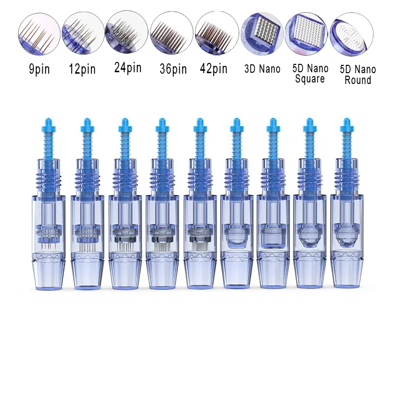 100/50/20/10pcs Artmex Needle Cartridges V6 V8 V9 V11 Drpen A3 MTS PMU Permanent Make Up Tattoo Machine 9 12 24 36 42 Pin Needle