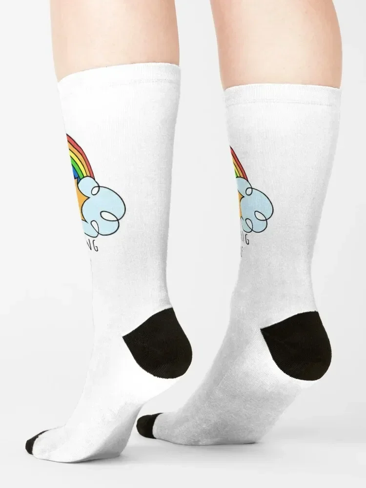 Good Morning Sunshine Socks Non-slip designer brand Heating sock snow Socks Man Women's