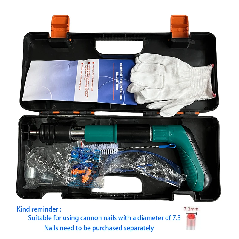 2025 stalowy pistolet do gwoździ ręczny gwoździarka pneumatyczna mocowanie do ścian kotwa drut urządzenie do dłutowania obróbka metali nit pistolet do gwoździ narzędzia