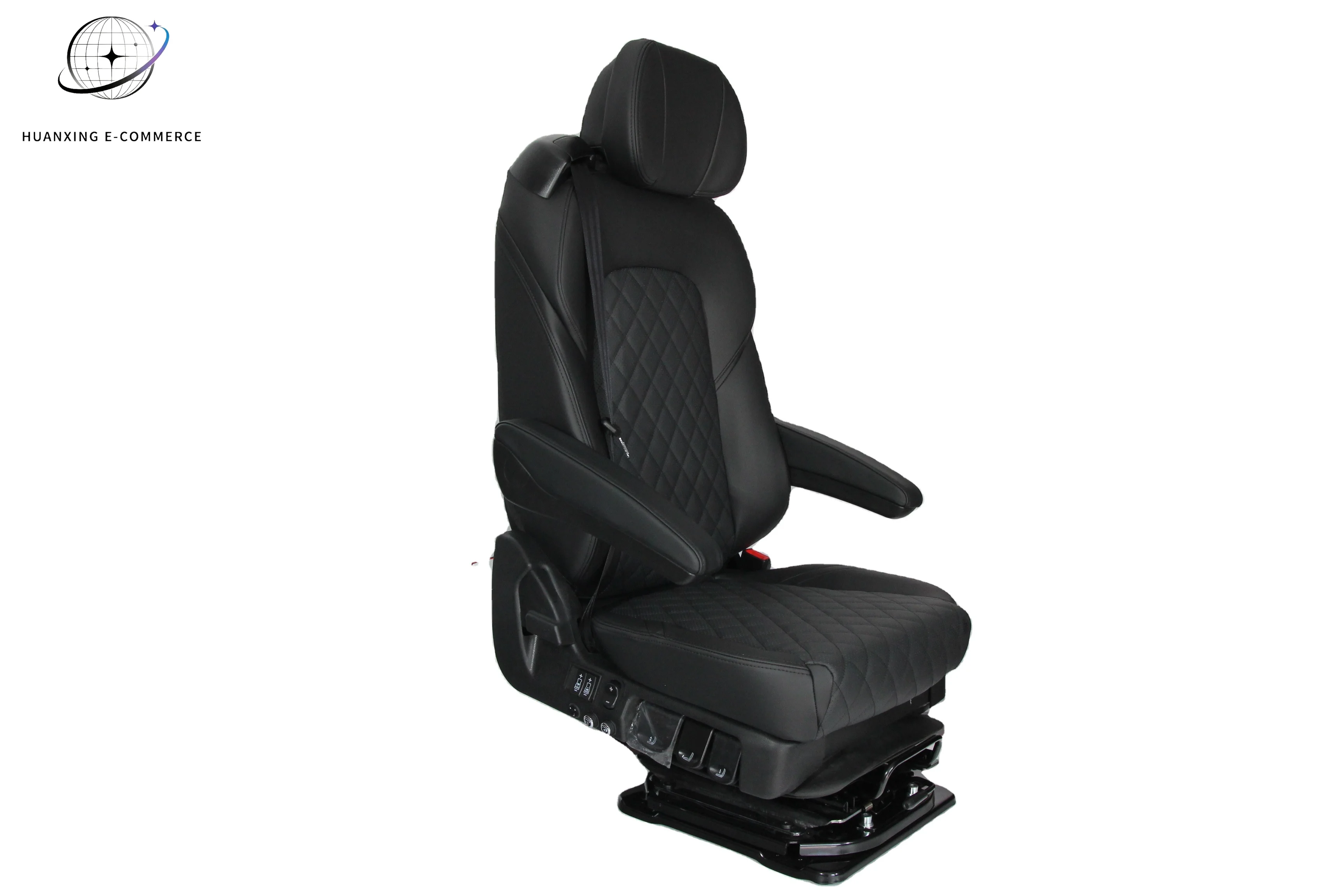 Wholesale Comfortable air Suspension Truck Driver Seats Universal Leather With Ventilated Heated comfort and Durability