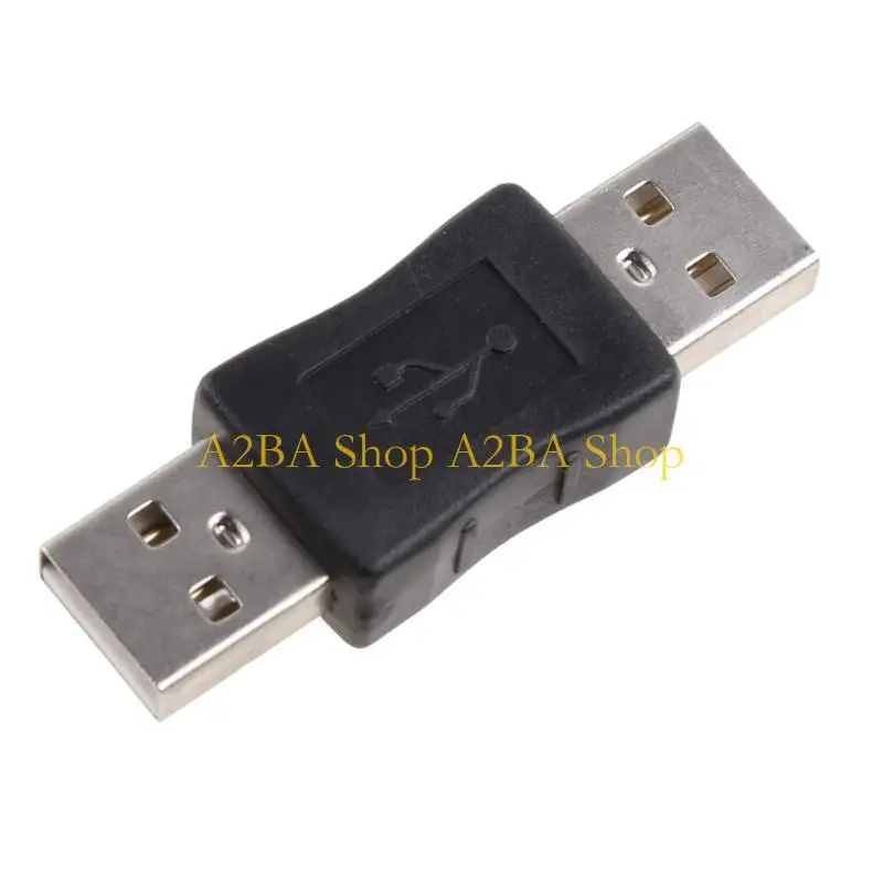 A2BA USB-A 2.0 Male to USB-B 2.0 Male Conversion Adapter for Laptops Printers