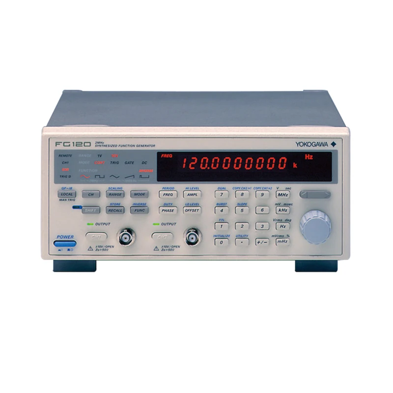 

Генератор высоких сигналов Yokogawa FG120, двухканальный источник 2 МГц