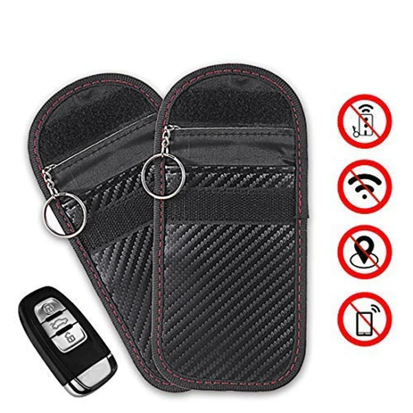 Car Key Signal Blocker Case,Key Fob Protector, Anti Theft Lock Devices,Car Key Protector Wifi/Gsm/Lte/Nfc/Rf Blocker