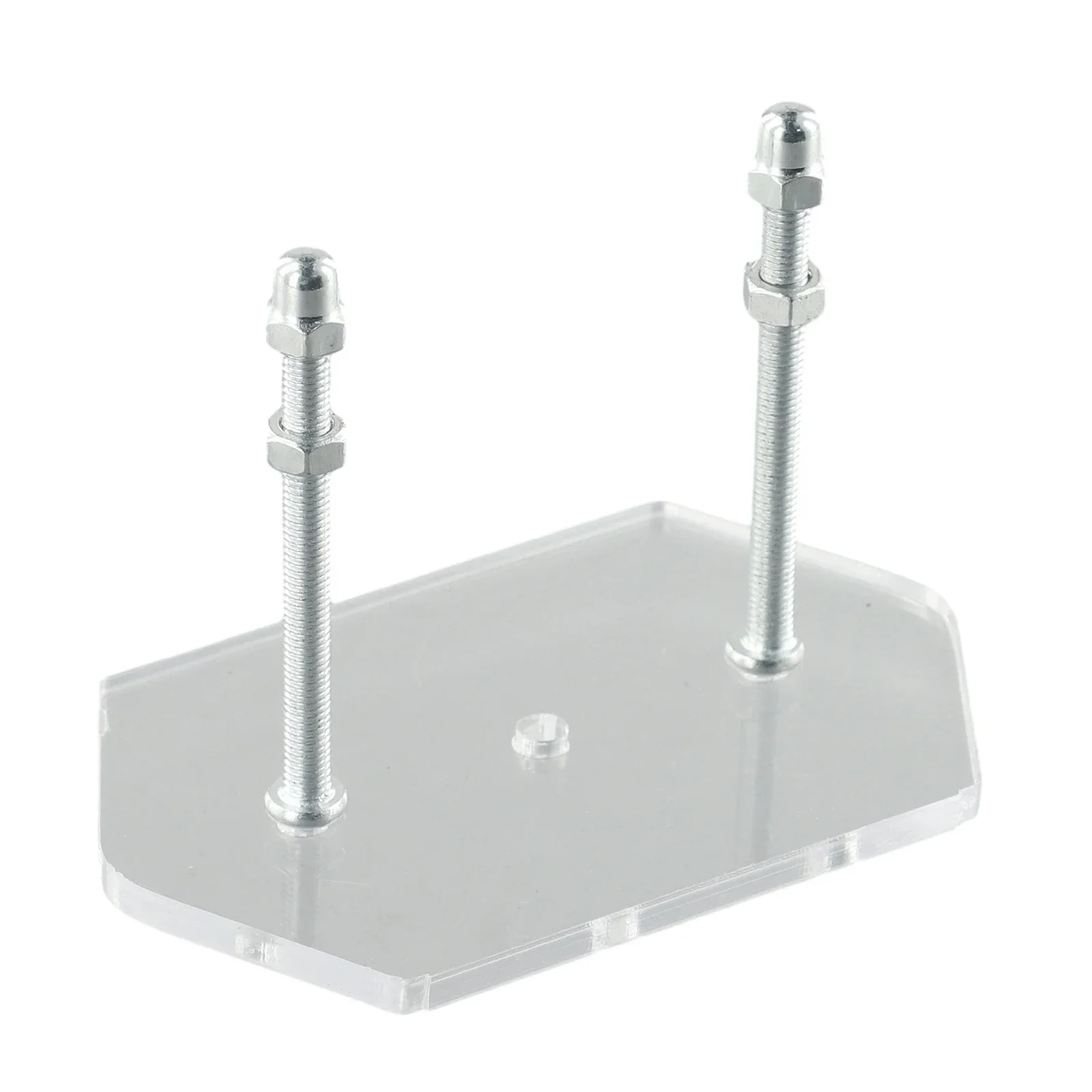 Estante para monopatín de montaje en pared con tornillos + colgador de pernos, accesorios de lujo para monopatín, duradero, negro/blanco/transparente