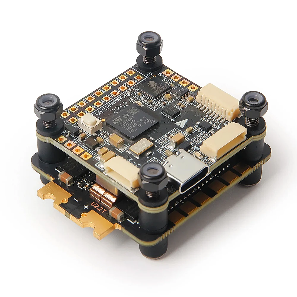 HolyBro Kakute H7 V1.5 Stacks H7 ICM-42688P OSD Onboard Bluetooth W/ Tekko32 F4 50A/ 60A 4in1 4-6S ESC for RC FPV Racing Drone thumbnail 3