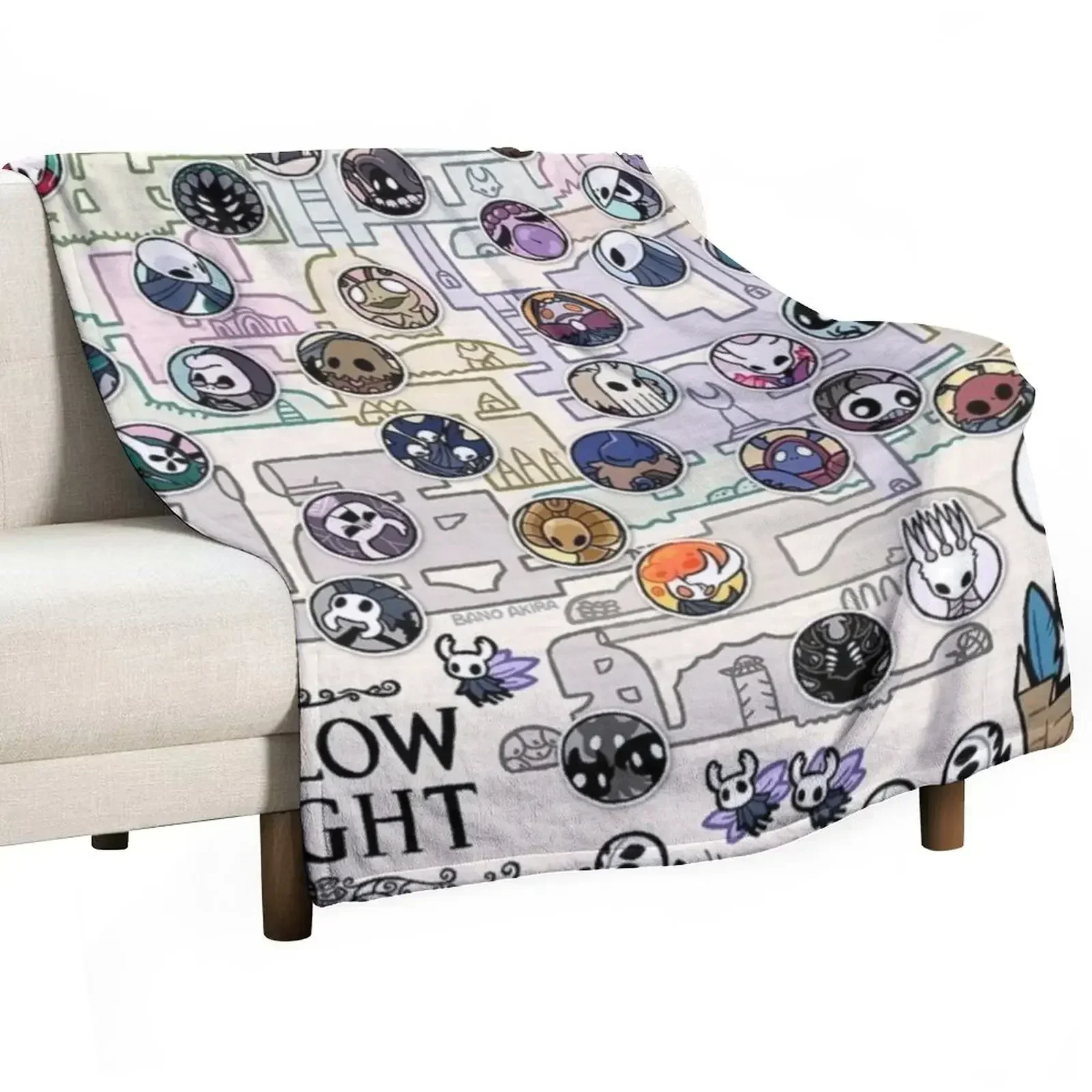 

The Maze of HollowNest - Hollow Knight - HD Throw Blanket Luxury Designer for winter Summer Beddings For Sofa Thin Blankets