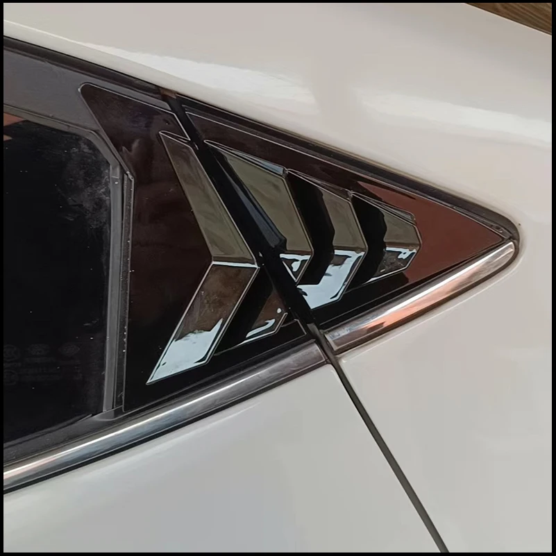 

Car Styling For Hyundai Elantra Sedan 2011-2015 Rear Quarter Window Shutter Louver Decorate Vent Cover Trim Auto Accessories