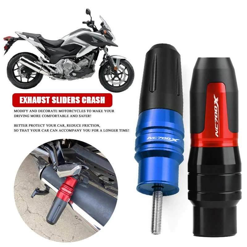 Fit For NC700X NC700 NC 700 Motorcycle CNC Accessoires Falling Protector Exhaust Slider Crash Pad Slider