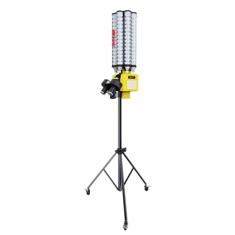 SIBOASI New Arrival Badminton Shuttlecock Shooting Machine Badminton Serve Machine with Remote Control for Training  Practice